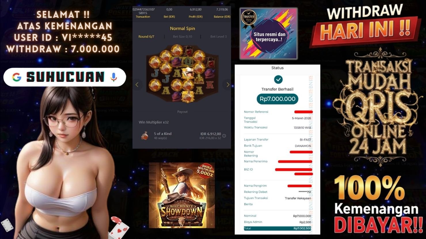 SUHUCUAN JACKPOT SLOT WILD BOUNTY SHOWDOWN